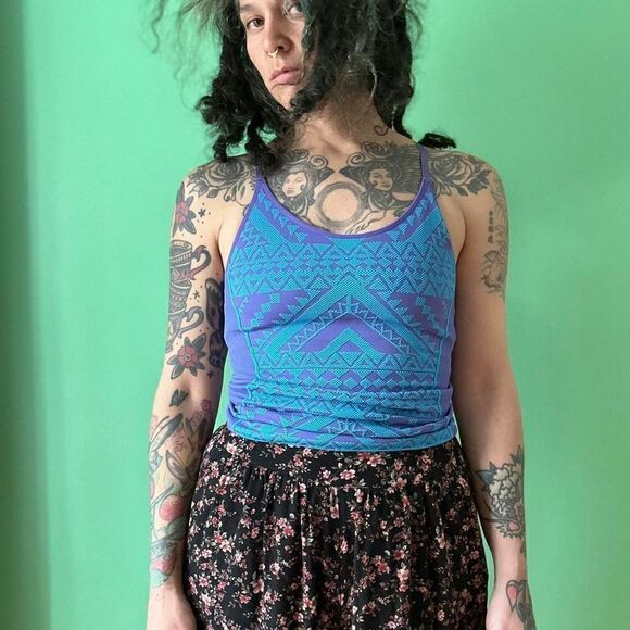 Aztec camisole Sports Top Cami  tank top - Picture 4 of 4